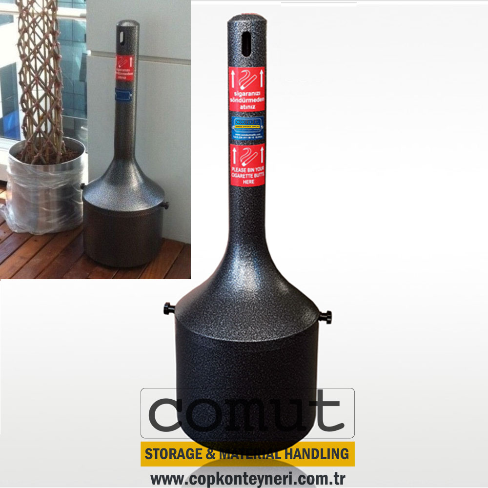 Dış Mekan Metal Galvaniz Küllük