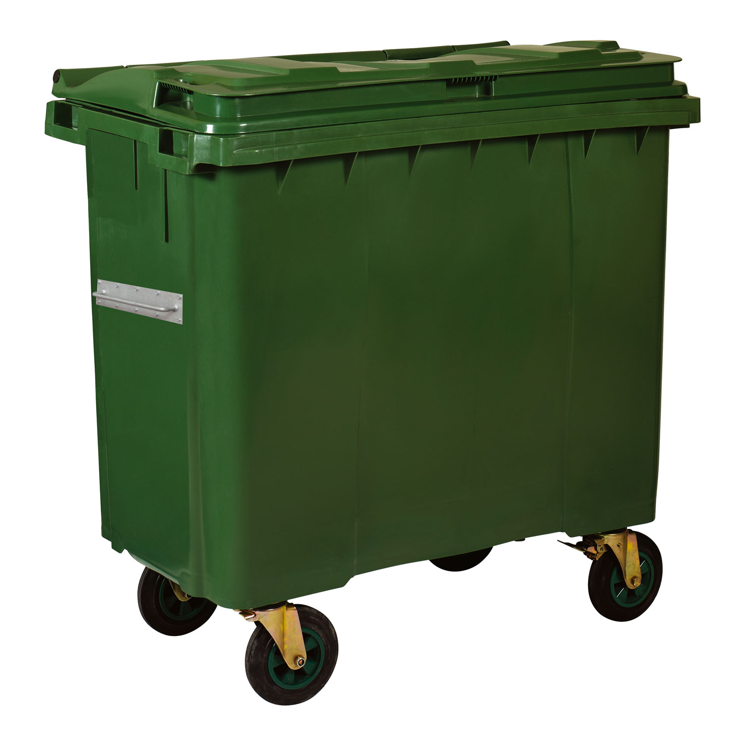 Plastic Waste Container 660 l Green